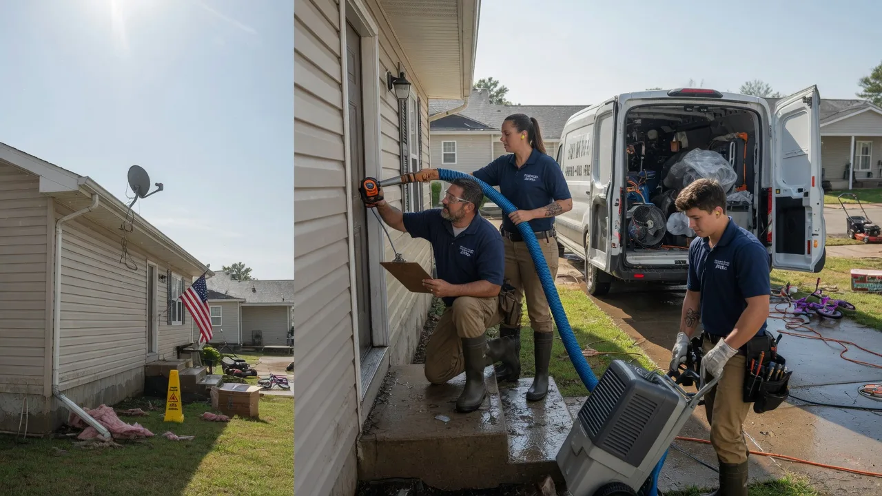 Ceiling Water Damage Restoration in Wheaton, MO near me